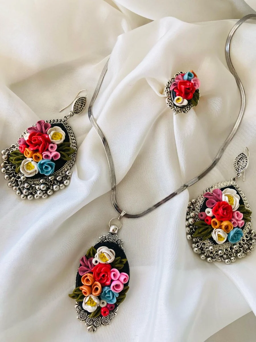 Spring Floral Polymer Set