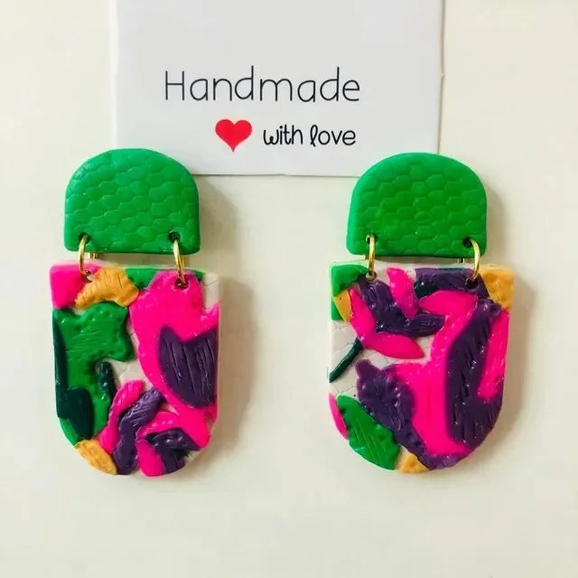 Handmade Polymer Clay Earrings