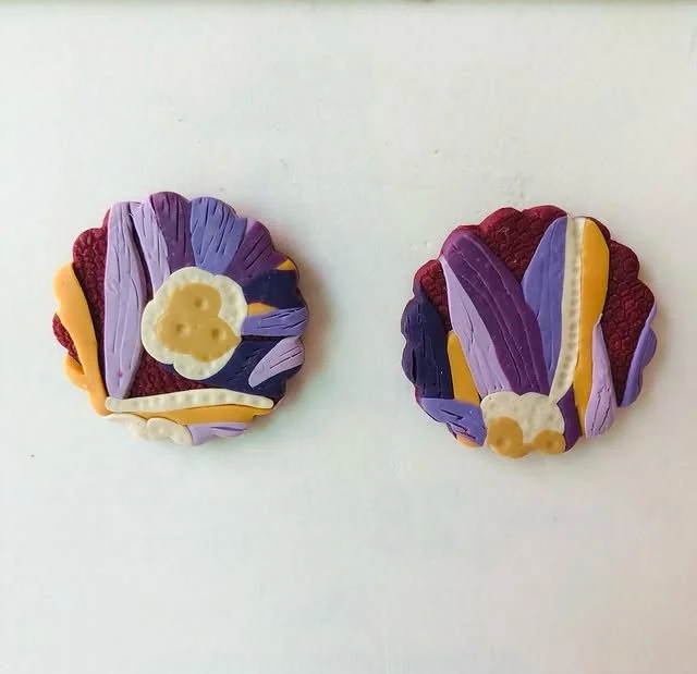 Handmade polymer clay tops